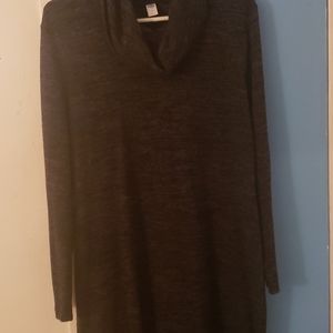 Cow neck sweater dress actually XXL
